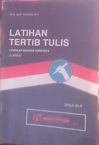 Image of Latihan Tertib Tulis Lengkap dengan Kuncinya