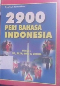 Image of Dua Ribu Sembilan Ratus Peri Bahasa Indonesia