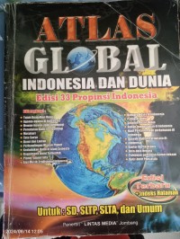 Image of Atlas Global Indonesia dan Dunia 33 Provinsi
