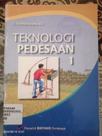 Image of Teknologi Pedesaan 1