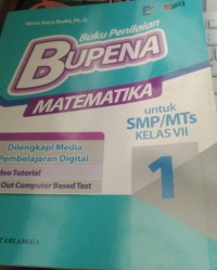 Image of Buku penilaian Bupena Matematika kelas VII