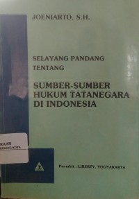 Image of Sumber-sumber hukum tatanegara di Indonesia