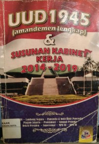 Image of UUD 1945 (amandemen lengkap) & susunan kabinet