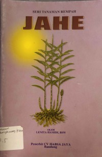 Image of SERI TANAMAN REMPAH JAHE